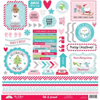 Doodlebug Let It Snow Sticker - This & That